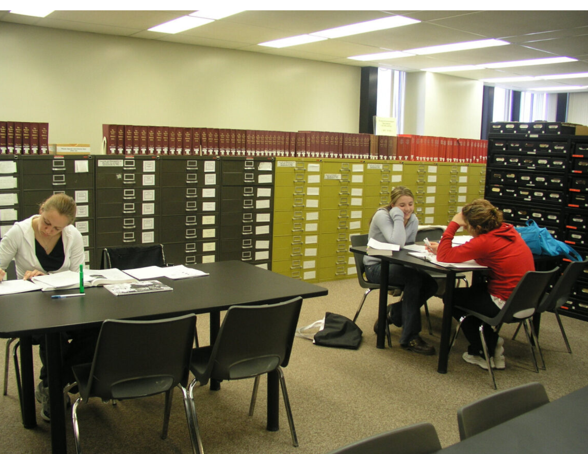 Fifth Floor Microfilm and Desks