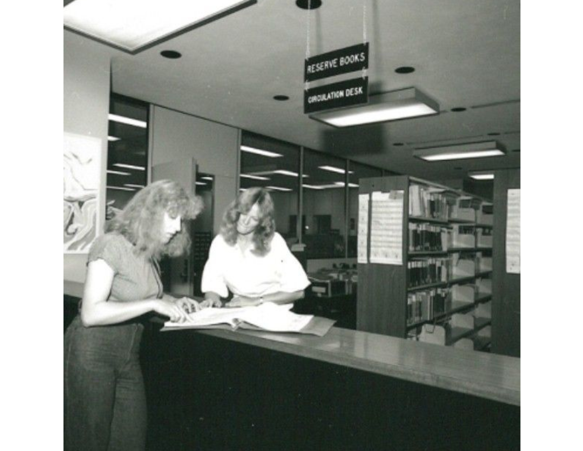 Circulation Desk 1978