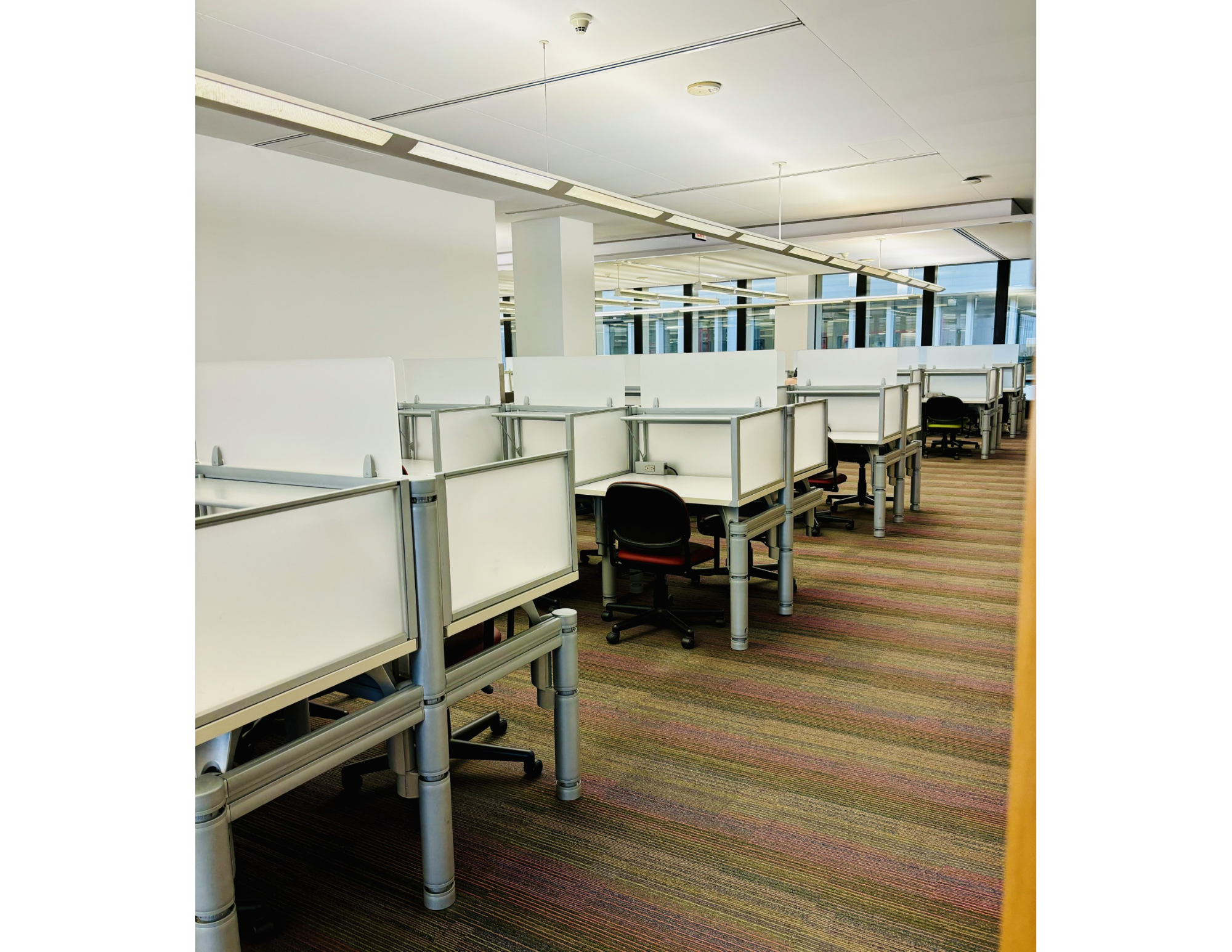 Main floor desks in 2024