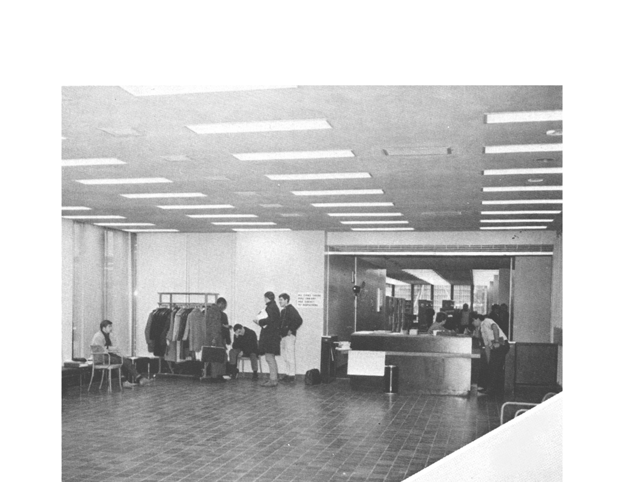 Entrance to the library in 1967